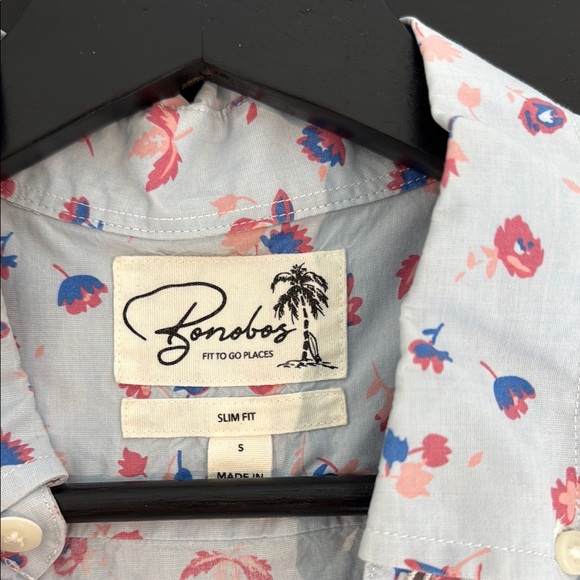 Bonobos Men's Riviera Short Sleeve Floral Shirt - Picture 2 of 4